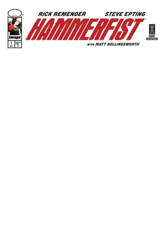 Hammerfist #1 Cover D Blank Sketch Variant (Mature) PRESALE 8/26