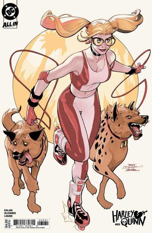 Comic book cover of 'Harley Quinn #65 Cover C Terry Dodson & Rachel Dodson Card Stock Variant PRESALE 8/26'