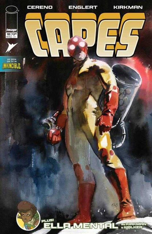 Comic book cover of 'Invincible Universe Capes #10 Cover D Ito Variant PRESALE 8/26'