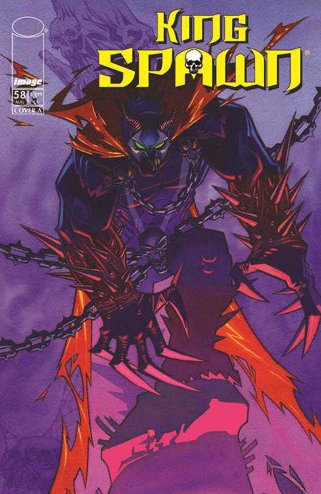 Comic book cover of 'King Spawn #58 Cover A Shawn Crystal PRESALE 8/26'