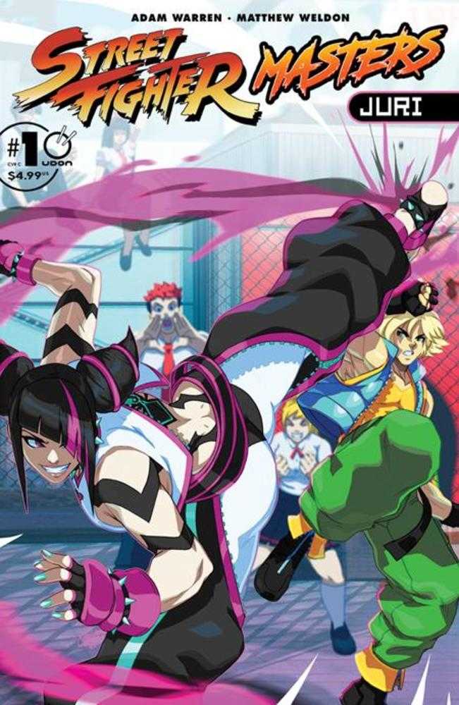 Comic book cover of 'Street Fighter Masters Juri #1 (One Shot) Cover C Tovio Rogers Variant'