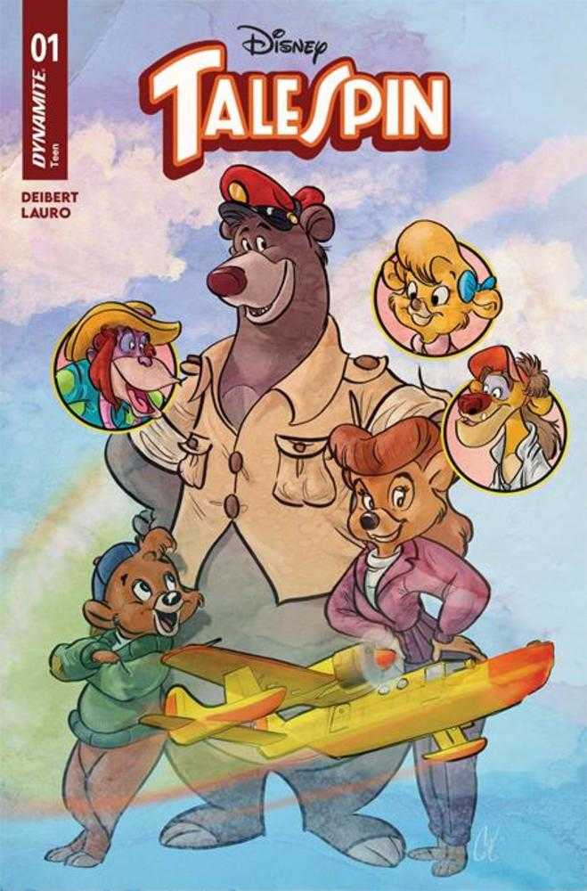 Comic book cover of 'Talespin #1 Cover A Cat Staggs'