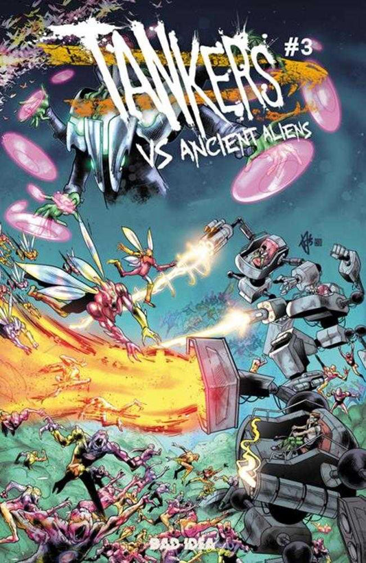 Tankers vs Ancient Aliens # 3 (Of 4) Cover A Federica Mancin PRESALE 8/19