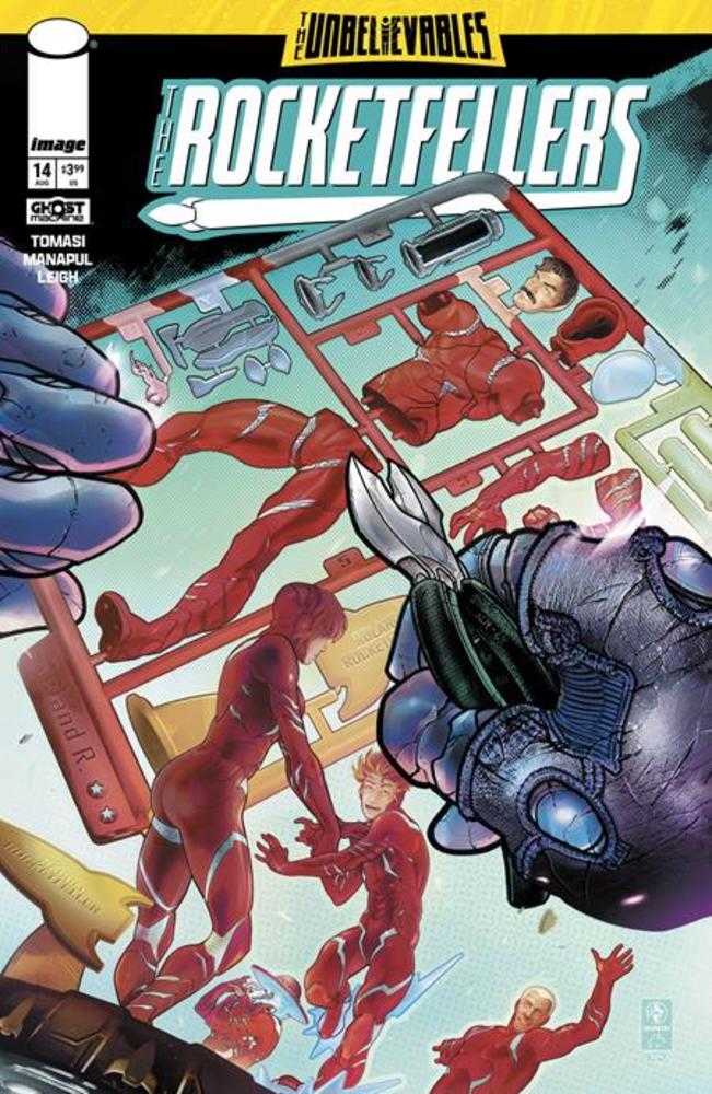 Comic book cover of 'Rocketfellers #14 Cover B Leonardo Colapietro Variant'