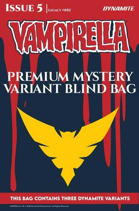 Comic book cover of 'Vampirella (2026) #5 Cover G Premium Mystery Blind Bag PRESALE 9/16'