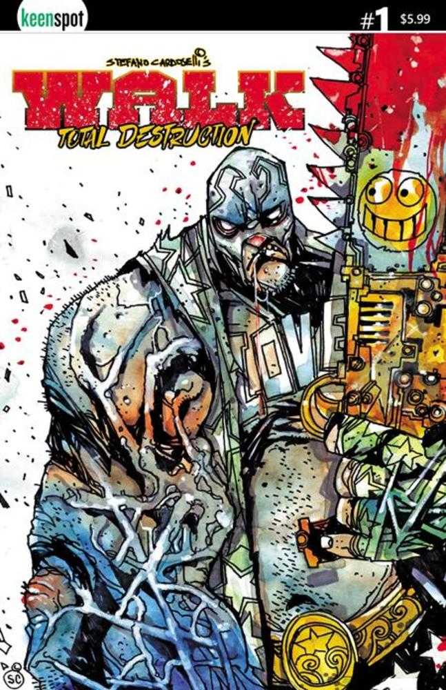 Walk Total Destruction #1 (One Shot) Cover A Stefano Cardoselli Smileysaw PRESALE 8/26