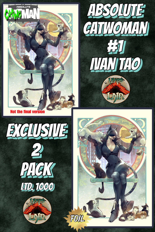 Absolute Catwoman #1 Tao Trade + Foil Bundle LTD 800 PREORDER 6/10