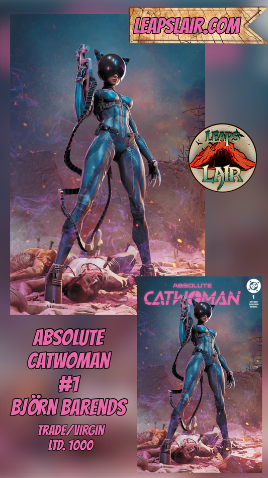 Absolute Catwoman #1 Bjorn Barends Trade + Virgin Bundle PREORDER 6/10