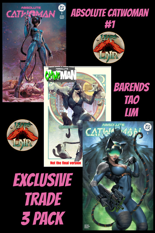 Absolute Catwoman #1 Tao + Lim + Barends Trade Bundle PREORDER 6/10