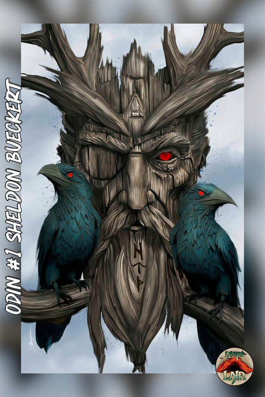 Odin #1 Cover Sheldon Bueckert LeapsLair Shared Exclusive Silver Virgin PREORDER 5/20