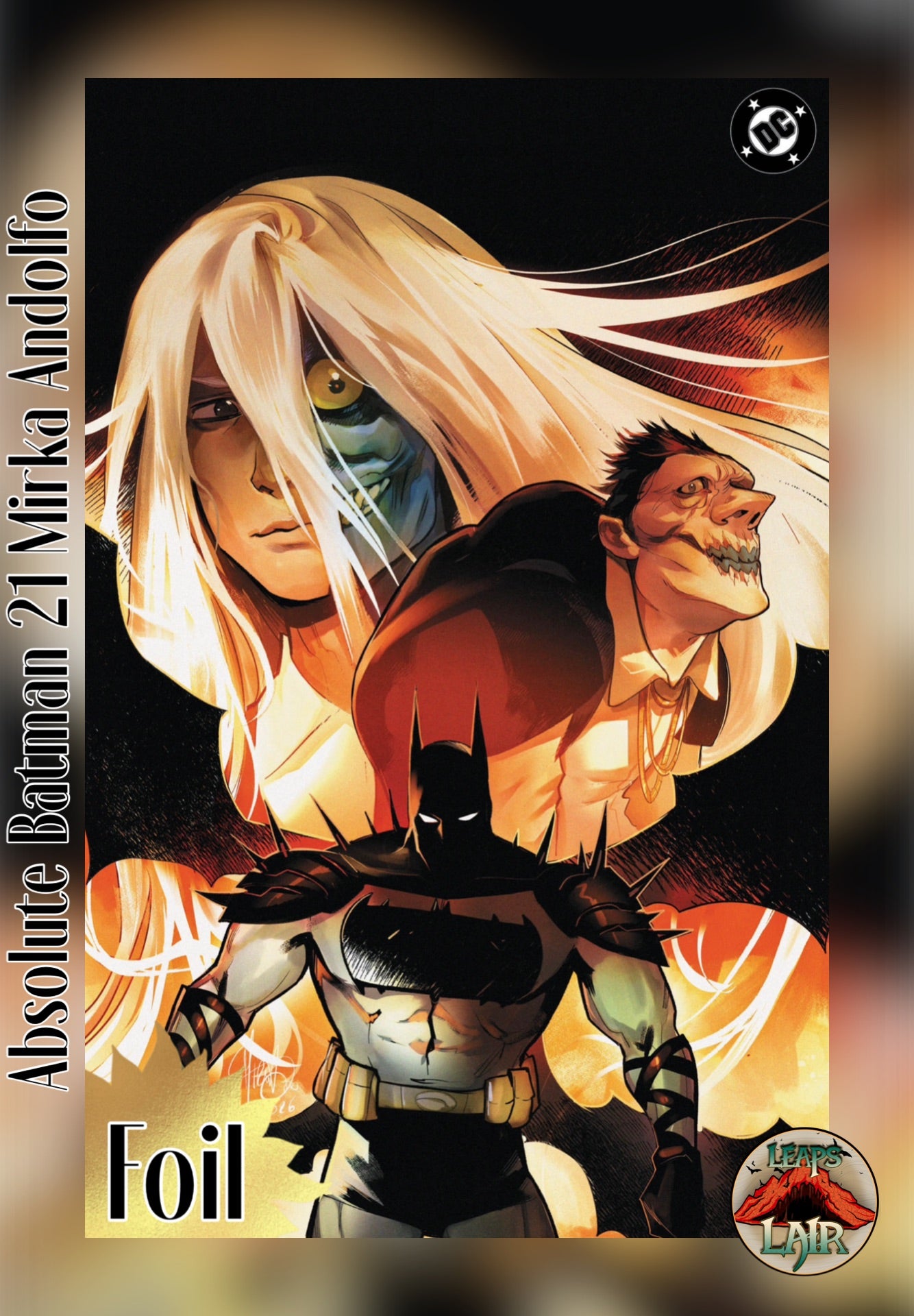 Absolute Batman #21 Cover Virgin Foil Mirka Andolfo PREORDER 7/1