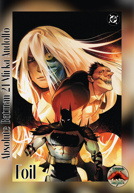 Absolute Batman #21 Cover Virgin Foil Mirka Andolfo PREORDER 6/17