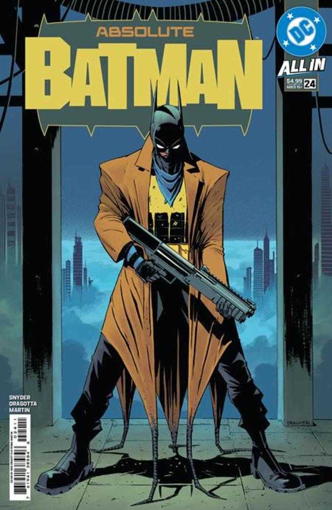 Comic book cover of 'Absolute Batman #24 Cover A Nick Dragotta'