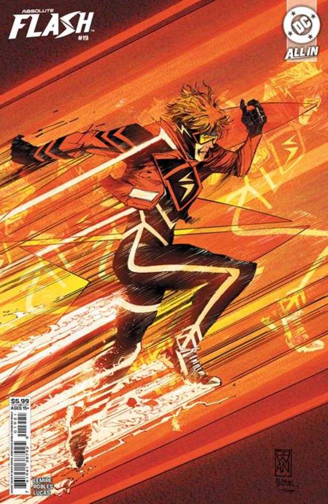 Comic book cover of 'Absolute Flash #19 Cover B Denys Cowan Card Stock Variant'