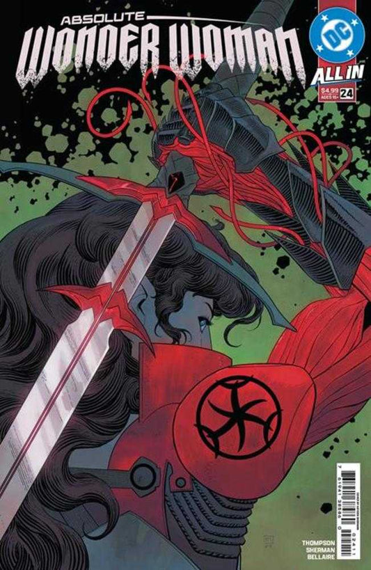 Comic book cover of 'Absolute Wonder Woman #24 Cover A Hayden Sherman'