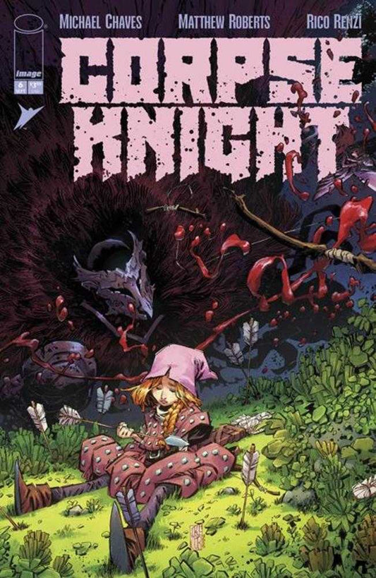 Comic book cover of 'Corpse Knight #6 (Of 6) Cover B Jorge Corona & Mike Spicer Variant (Mature)'