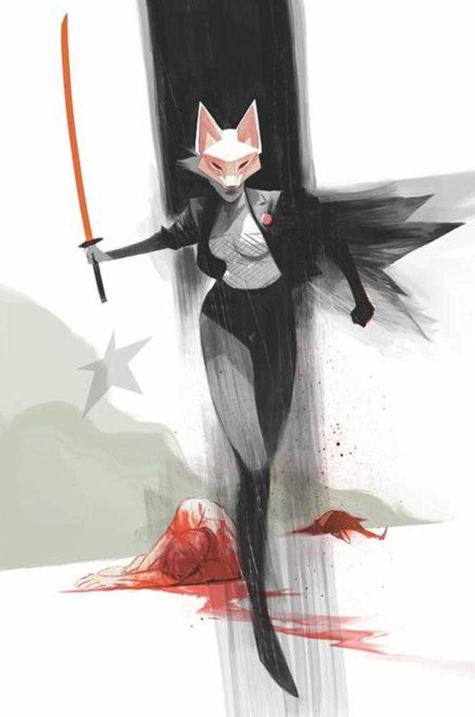 Comic book cover of 'Exquisite Corpses Fox Mask Killer #1 (Of 5) Cover G (Inc 1:50) Mike Huddleston Full Art Variant (Mature) PRESALE 9/16'
