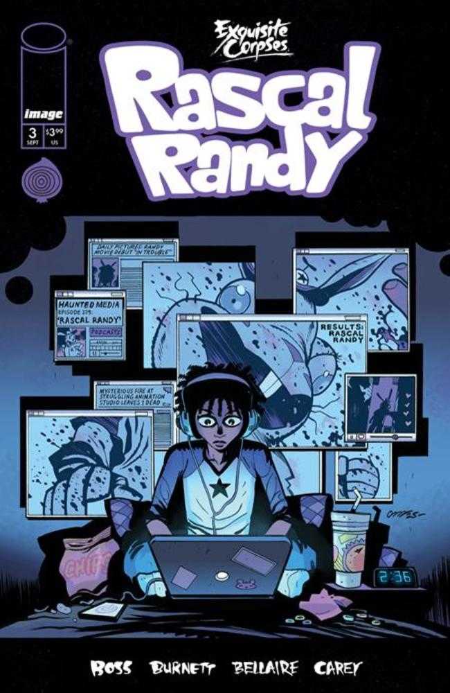 Comic book cover of 'Exquisite Corpses Rascal Randy #3 (Of 5) Cover A Dylan Burnett (Mature)'