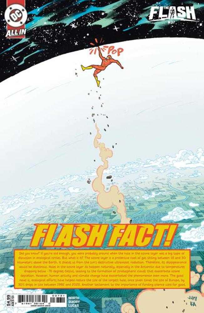 Comic book cover of 'Flash #37 Cover C Juni Ba Card Stock Variant'