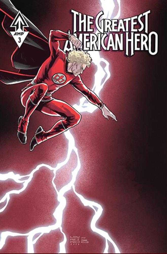 Comic book cover of 'Greatest American Hero #3 (Of 5) Cover C Rafael Loureiro DK Returns Homage Variant'