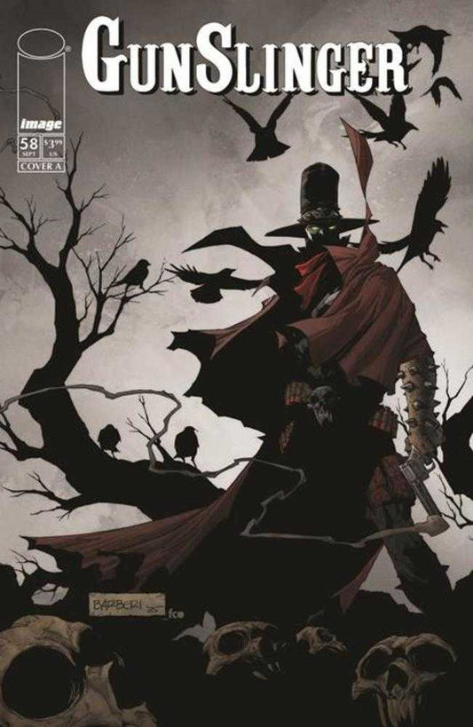 Comic book cover of 'Gunslinger Spawn #58 Cover A Carlo Barberi'