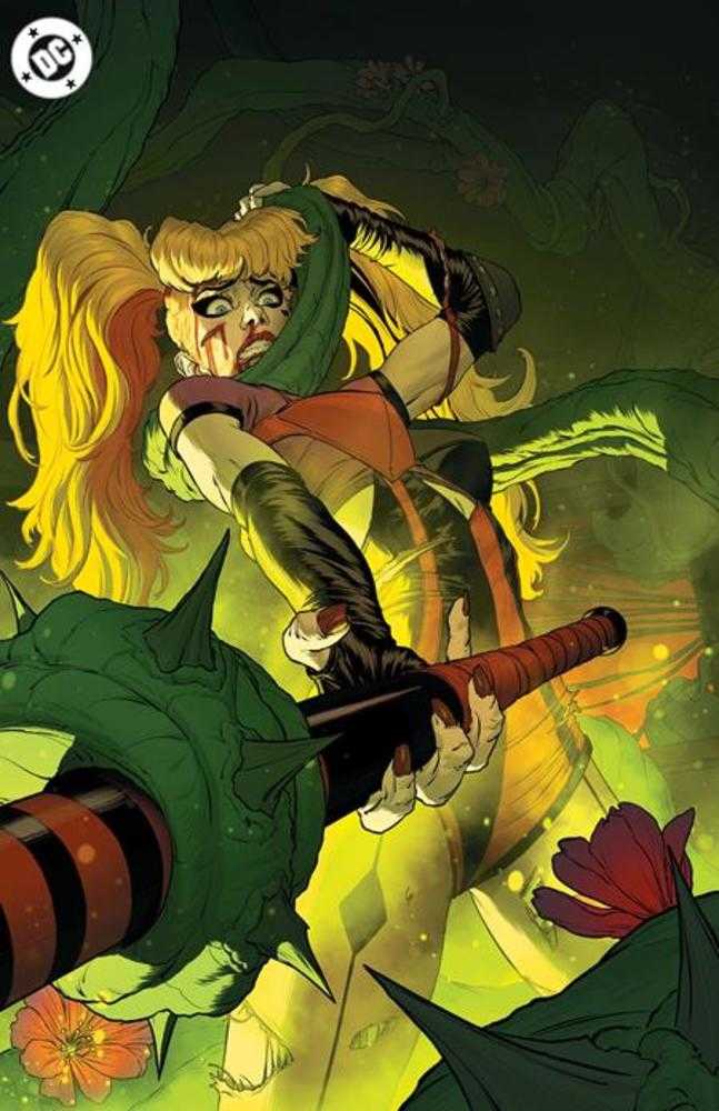 Comic book cover of 'Harley Quinn #66 Cover E Mattia De Iulis Bad Seeds Spot Foil Variant (Batman Bad Seeds)'