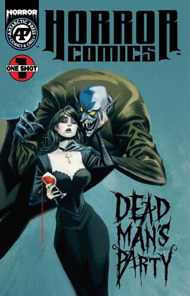 Comic book cover of 'Horror Comics Dead Mans Party #1 Cover A Kelsey Shannon'