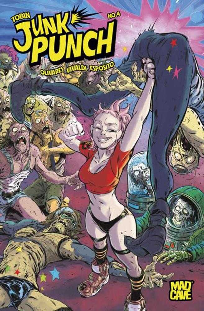 Comic book cover of 'Junk Punch #4 (Of 5) Carlos Javier Olivares (Mature)'