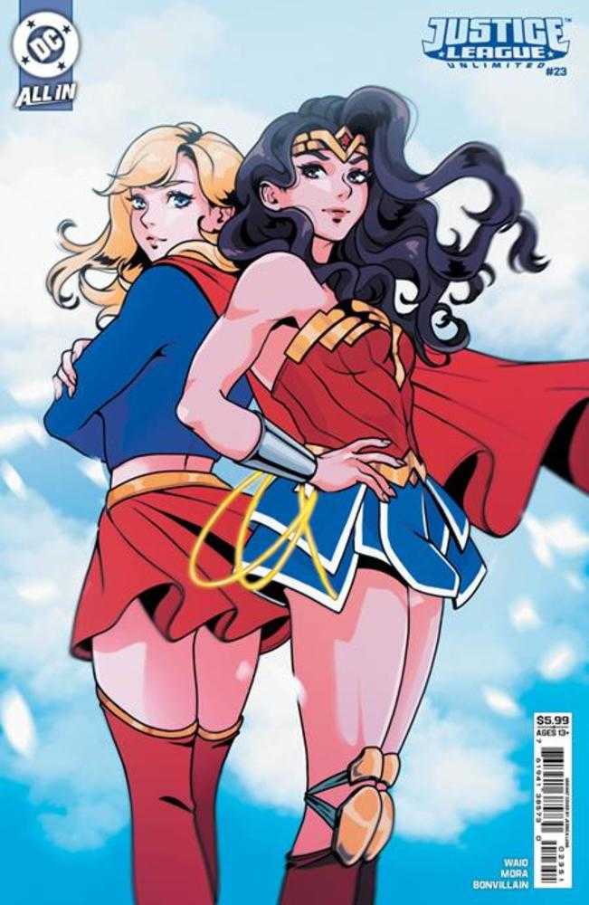 Comic book cover of 'Justice League Unlimited #23 Cover E Jessica Luna Card Stock Variant'