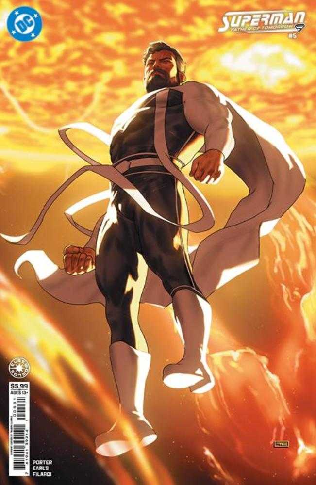 Comic book cover of 'Superman Father Of Tomorrow #5 (Of 6) Cover C Taurin Clarke Card Stock Variant'
