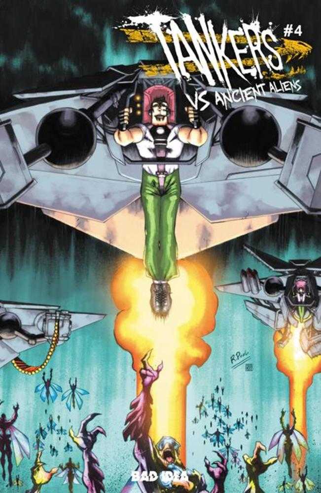 Tankers vs Ancient Aliens #4 (Of 5) Cover A Raphael Pool PRESALE 9/09
