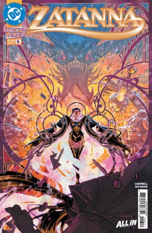 Comic book cover of 'Zatanna (2026) #6 Cover A Jamal Campbell'