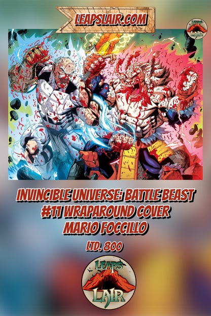 Invincible Universe Battle Beast #11 Mario Foccillo Wraparound PREORDER 7/22