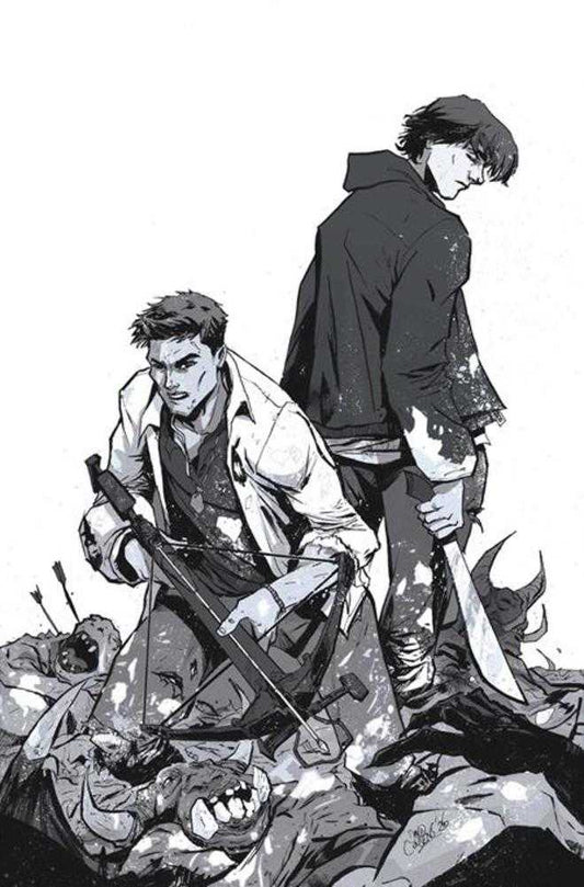 Supernatural #9 Cover L Inc 1:5 David Cousens Line Art Full Art Variant