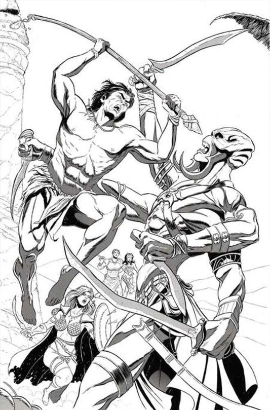 Altered States Warlords #3 Cover L Inc 1:7 Mariano Benitez Chapo Line Art Full Art Variant PRESALE 8/19