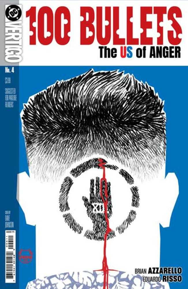 Comic book cover of '100 Bullets The Us Of Anger #4 (Of 8) Cover A Dave Johnson (Mature)'