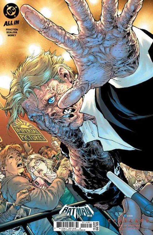 Batman #14 Cover G Jim Lee Clayface Movie Card Stock Variant Batman Bad Seeds