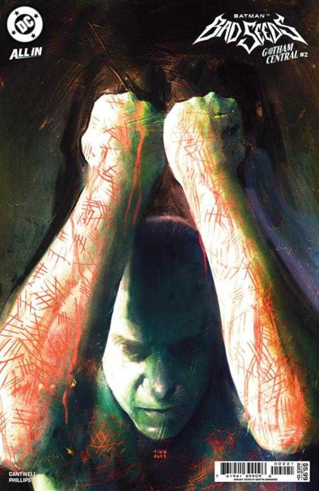 Comic book cover of 'Batman Bad Seeds Gotham Central #2 (Of 2) Cover B Martin Simmonds Card Stock Variant'