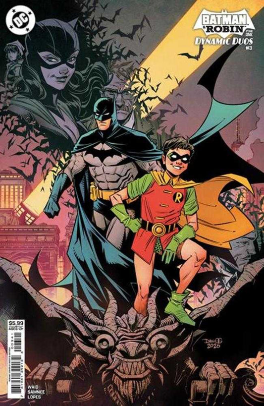 Comic book cover of 'Batman & Robin Year One Dynamic Duos #3 (Of 12) Cover D Diego Olortegui Card Stock Variant'