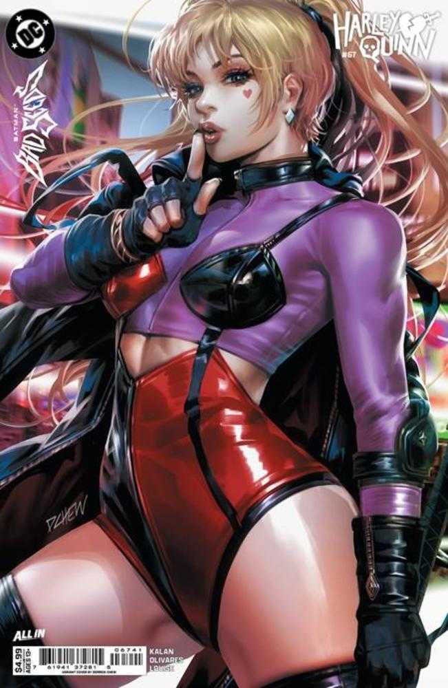Harley Quinn #67 Cover D Derrick Chew Card Stock Variant Batman Bad Seeds