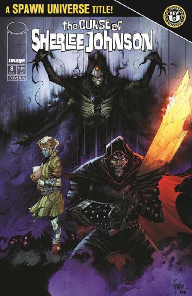 Comic book cover of 'Spawn The Curse Of Sherlee Johnson #8 Cover A Jonathan Glapion'