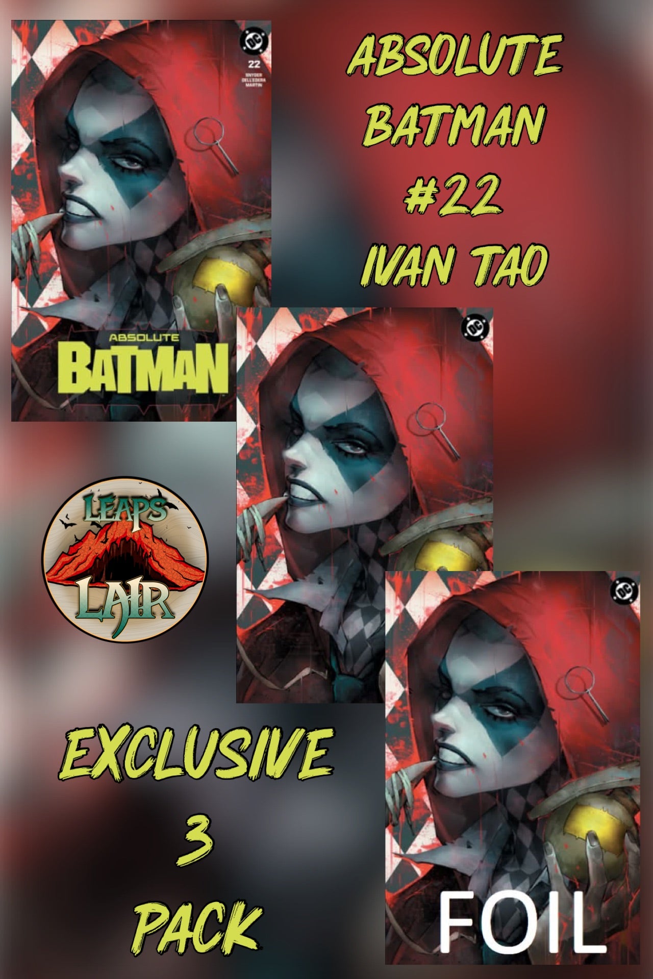 Absolute Batman #22 - Absolute Harley Origin Ivan Tao Exclusive