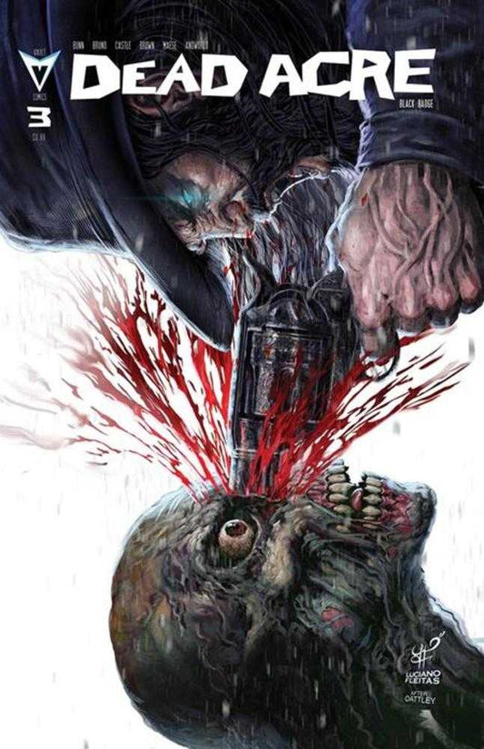 Comic book cover of 'Dead Acre #3 Cover G Luciano Fleitas Special The Walking Dead Homage Variant'
