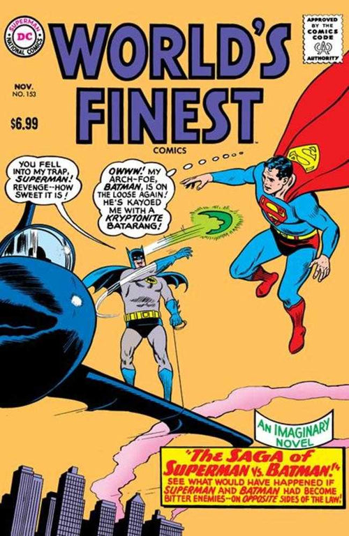 Worlds Finest Comics #153 Facsimile Edition Cover C Curt Swan Foil Variant