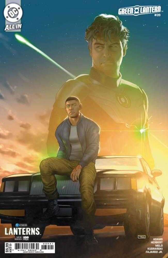 Comic book cover of 'Green Lantern #39 Cover D Taurin Clarke Lanterns Card Stock Variant'