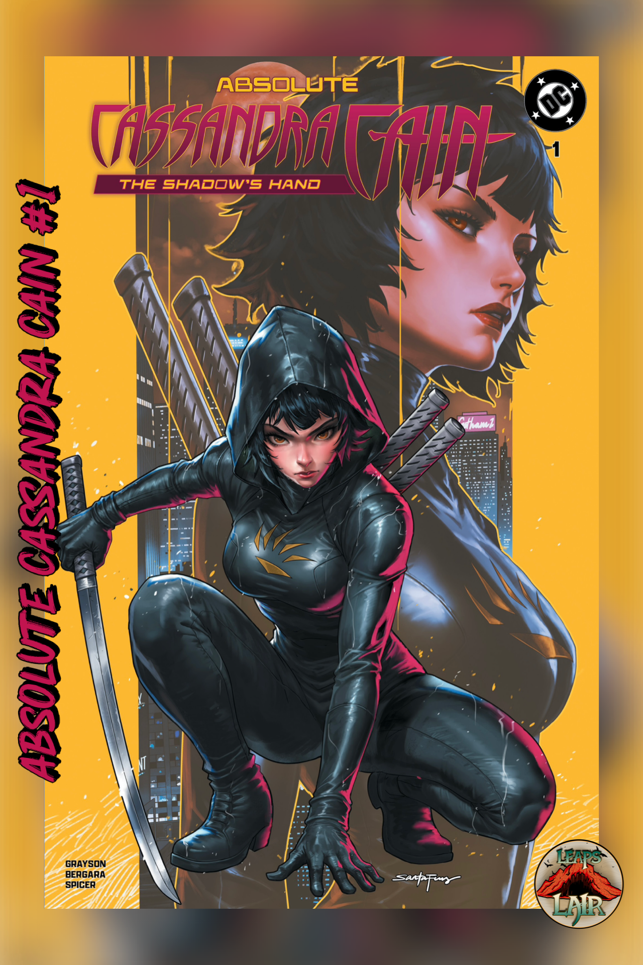 Absolute Cassandra Cain #1 Santa Fung LeapsLair Exclusive LTD 1000 PREORDER 9/9