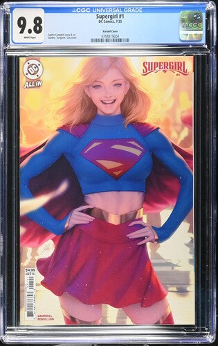 Supergirl #1 (2025) Artgerm Variant CGC 9.8