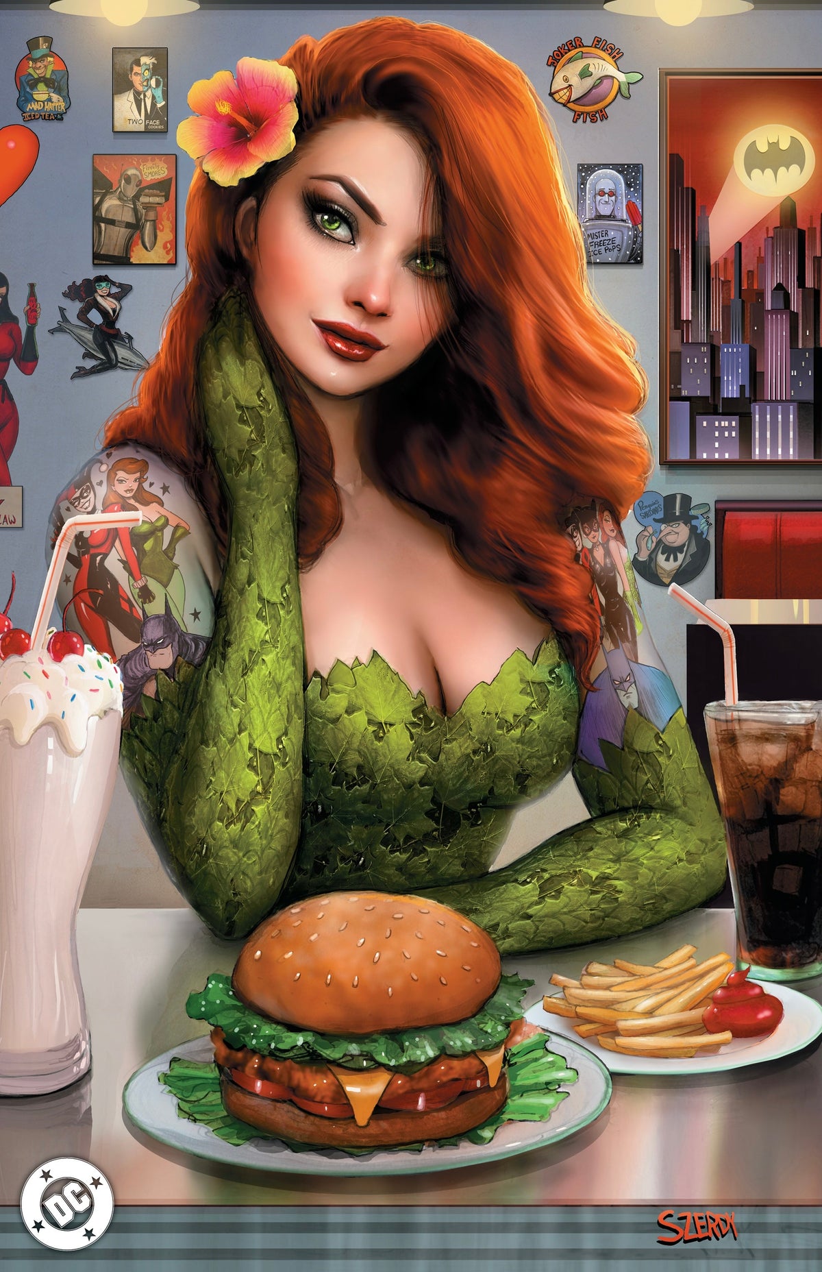 Poison Ivy #27 Nathan Szerdy Exclusive Diner Tattoo Foil Virgin Variant