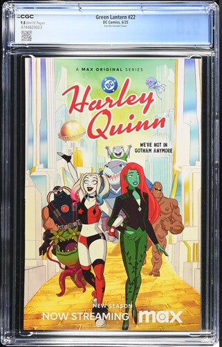 Green Lantern #22 Lucio Parrillo Card Stock Variant CGC 9.8