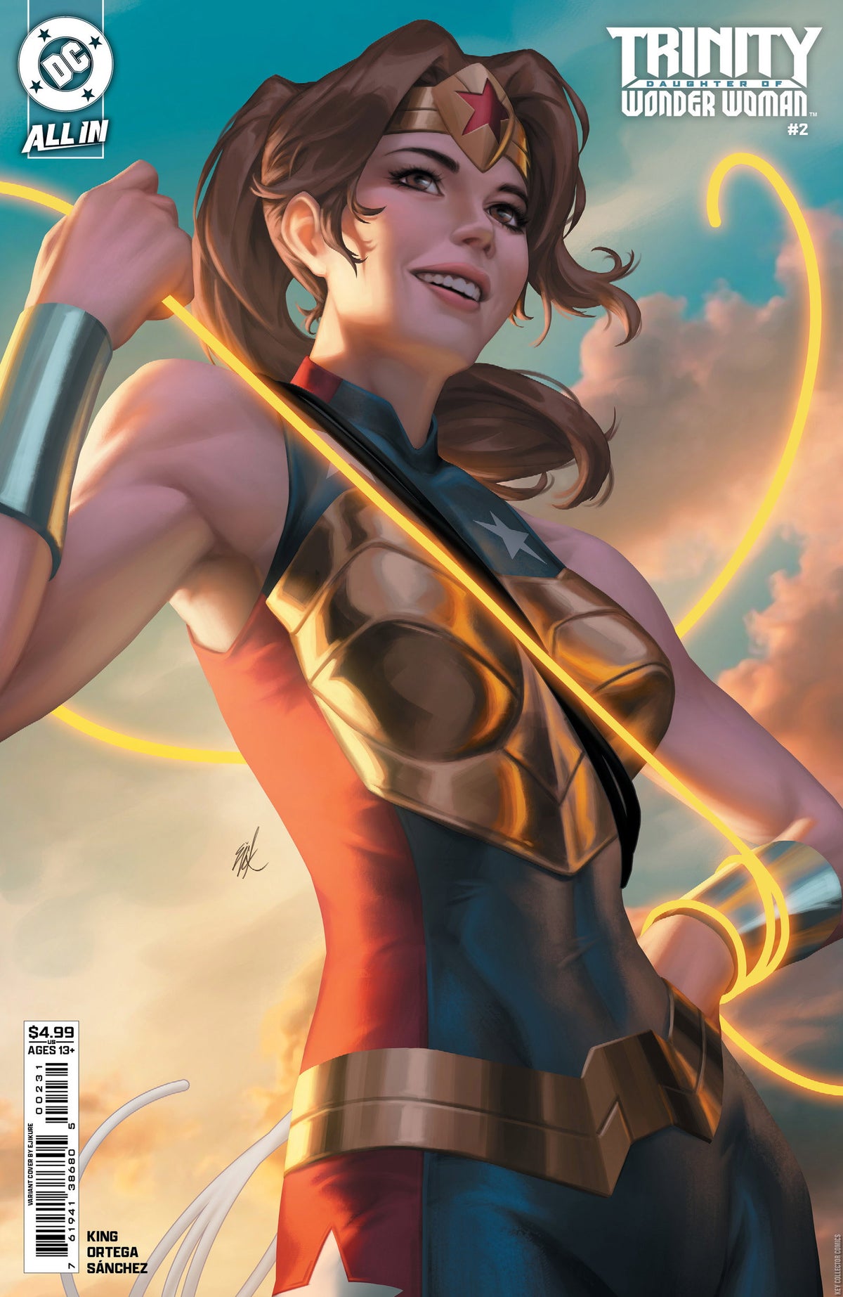 Trinity: Daughter of Wonder Woman #2 Cover C Ejikure (E.J. Su) Card Stock Variant